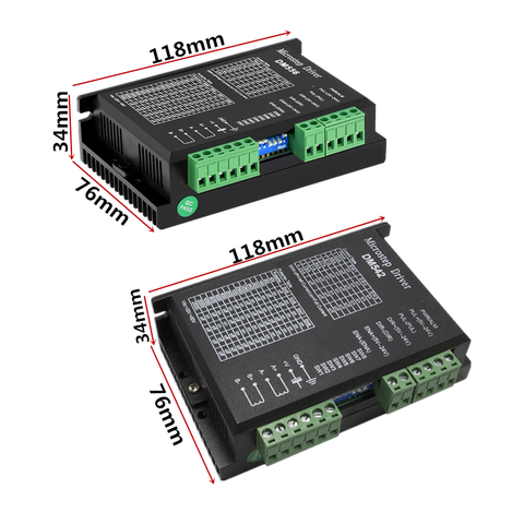 24C-50VDC 4.2A Digital DM542/dc 20-50v 5.6a DM556 stepper motor driver for 2-phase nema 17 and 23 stepper motor ► Photo 1/5