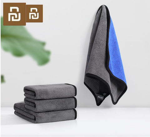 Xiaomi 30*30/30*60 Car Cleaning Towel Soft Cloth Duster Microfiber Car Wash Towel Water Absorption Anti-Static Wash Towel ► Photo 1/6