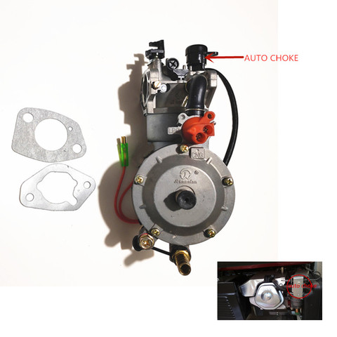 LPG Conversion Kit for Gasoline Generator EC6500 EC7500 DP8000 GX390 188F 190F 5.5KW 6.5KW 8KW Auto Choke LPG NG Carburetor ► Photo 1/6