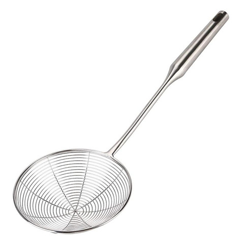 Premium 304 Stainless Steel Spider Mesh Strainer & Colander Ladle Skimmer Cooking Tool Kitchenware Heat-resistant ► Photo 1/6