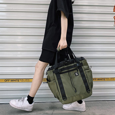 Large Capacity Women Shoulder Bag Nylon Waterproof Crossbody Bag Unisex Messenger Bag Designer Casual Bag Streetwear Hip Hop Bag ► Photo 1/6