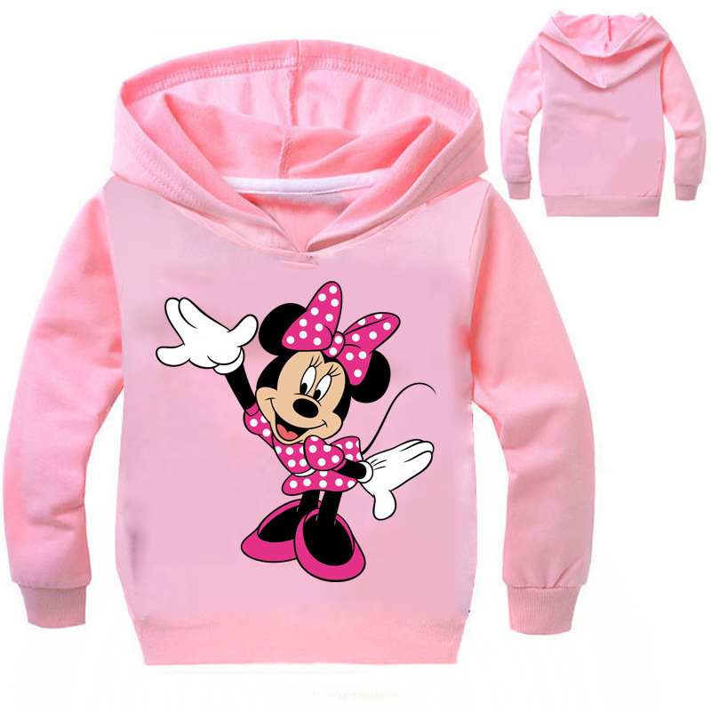 Toddler Kids Baby Girl Boys Mickey Minnie Mouse Hoodie Coat Jacket Outwear Tops 