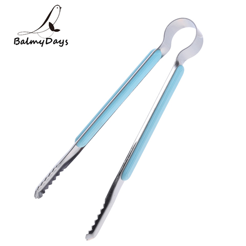 Stainless Steel Kitchen Tongs Small Barbecue Grill Cooking Tongs