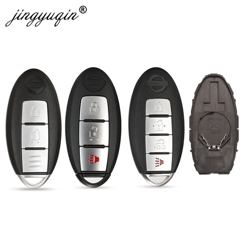 jingyuqin 3/4BTN Car Remote Key Shell for Nissan Cube Juke Versa Note X-Trail Qashaqai Sunny Juke Altima TIIDA Murano Maxima Old ► Photo 1/5