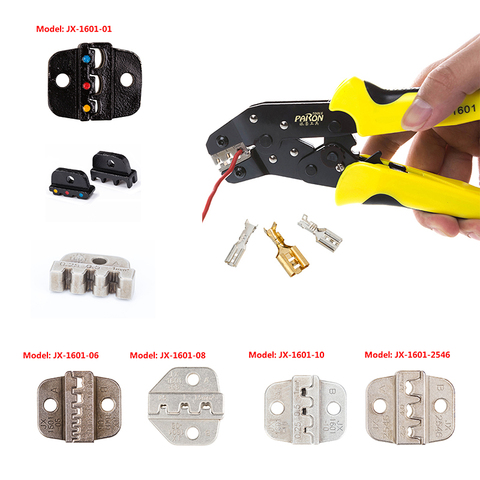 PARON 0.25-6 mm2 Wire Crimper Multi Tool Engineering Ratchet Cord End Terminals Crimping Pliers JX-1601-6/JX-1601-8/JX-1601-2546 ► Photo 1/6