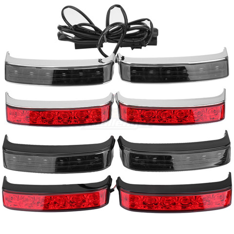 Motorcycle LED Saddlebag Brake Running Luggage Turn Signal Lights Brake Tail Light Lamp For Harley Touring Electra Street Glide ► Photo 1/6