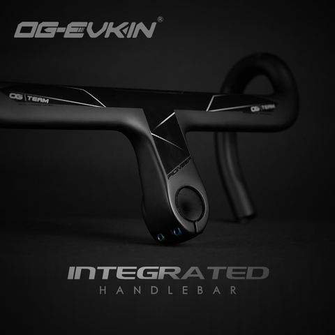 OG-EVKIN HB-1300 Carbon Road Integrated Handlebar OD2 28.6/31.8mm Handlebars For Road Racing Bicycles Handle Bar Bicycle Parts ► Photo 1/6