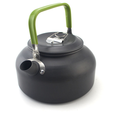 0.8L Outdoor Alloy Camping Water Kettle DS08 Coffee Pot Teapot ► Photo 1/6