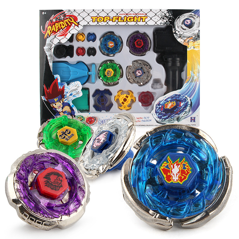 Spin Beyblade Fight Top Beyblades Spinning  Set with Dual Bayblade Dual Launcher