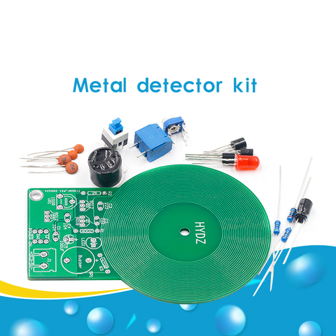 Metal Detector Electronic DC 3V-5V 60mm Non-contact Sensor Board Module Electronic Part Metal Detector With Battery Case DIY Kit ► Photo 1/6