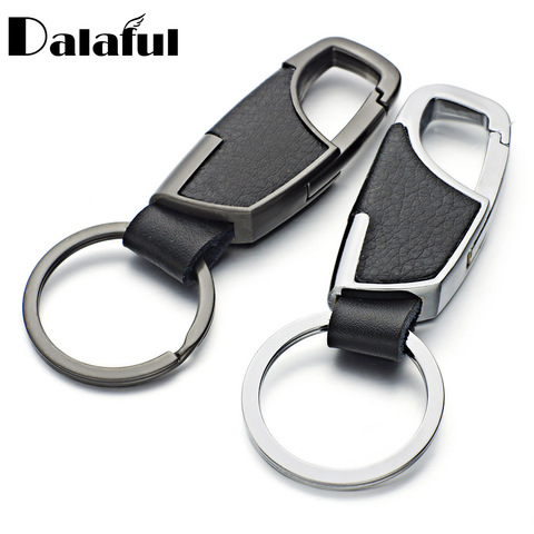 2022 New High Quality Leather Keyrings KeyChains For Car Chaveiro Innovative Key Chains Rings Holder For Man Best Gift K264 ► Photo 1/6
