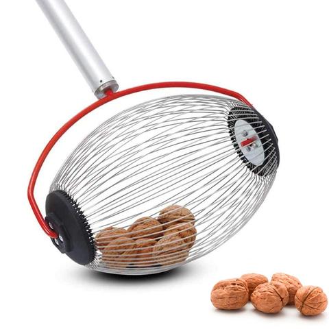 Garden Fruit Picker Chestnuts Harvester Long Retractable Aluminum Alloy Boom Golf Balls Fruit Walnut Catcher Picking Tool ► Photo 1/6