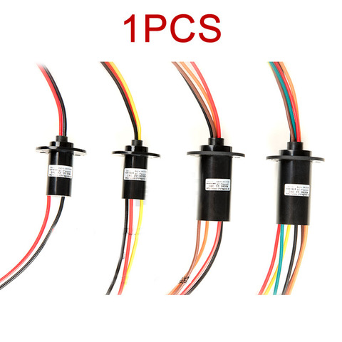 1PCS 2/3/4/6/8/12 Wires Mini Rotary Joint Slip Ring Dia 22/15.5/31mm 5A 10A 15A 30A 60A Gimbal Collector Rings Connector ► Photo 1/5