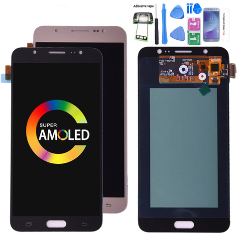 Original Super Amoled For Samsung Galaxy J7 2016 J710 SM-J710F J710M J710H  LCD Display and Touch Screen Digitizer Assembly ► Photo 1/6