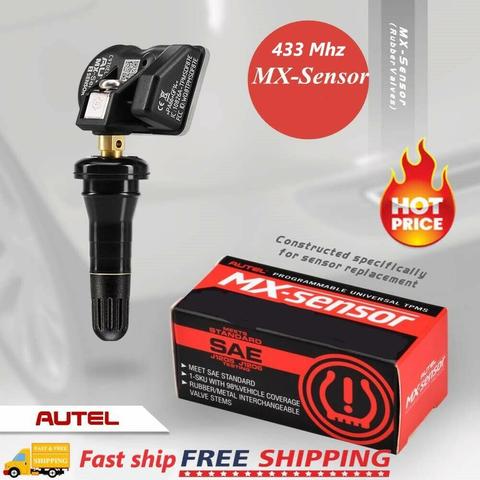 Autel Sensor Car Universal TPMS Tire Pressure Rubber Sensor Programmable 433MHz ► Photo 1/6