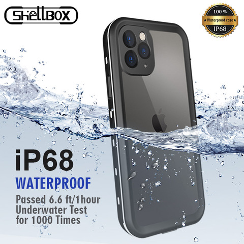 IP68 Waterproof Case For iPhone 12 Pro 7 8 Plus X XR Case Underwater Diving Shockproof Cover for iPhone11 Pro Max 360 Full Coque ► Photo 1/6