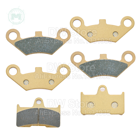 ATV Front 4pcs+Rear 2pcs Semi metallic non asbestos Brake Pad for CF Moto CF500 500CC CF 600 600CC X5 X6 X8 U5 ATV UTV Shineary ► Photo 1/4