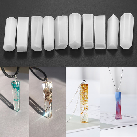 1pcs Liquid Silicone Mold Necklace Pendant Lanugo Epoxy Resin Molds Silicone Mould For DIY Jewelry Finding Making Tool ► Photo 1/6