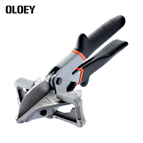 0-135 Degree Adjustable Angle Scissors Miter Cutter Angle Shear Hand Shear Pipe Scissors Cable Hose Wire Trunking Duct Cutter ► Photo 1/6