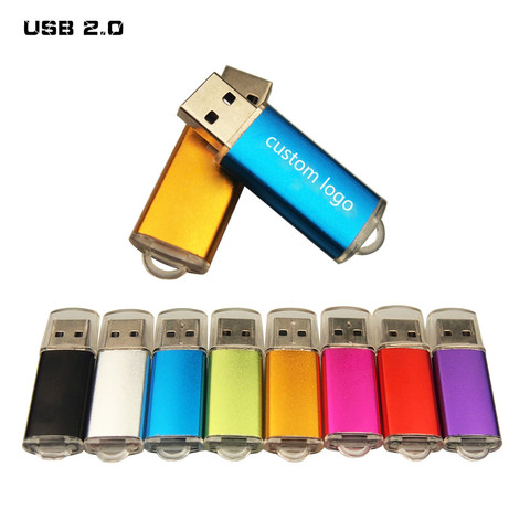 Engrave Gift USB Flash Pen Drive 2.0 4gb 8gb Memory Stick 128mb 16gb 32gb Pendrive for Business Mini Cle U(Over 10pcs Free Logo) ► Photo 1/6