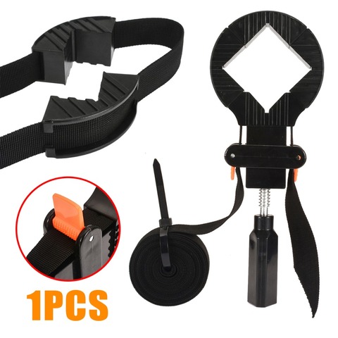 Adjustable Rapid Corner Clamp Strap Band 4 Jaws Corner Clamps for Woodworking Photo Frame Tools ► Photo 1/6