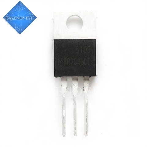 10pcs/lot MBR2045CT MBR2045 MBR2045C Schottky & Rectifiers 20A 45V TO-220 new original In Stock ► Photo 1/1