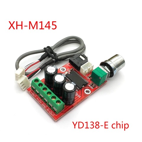 XH-M145 original high resolution digital amplifier in class D audio amplifiers DC12V HD YDA138-E ► Photo 1/4