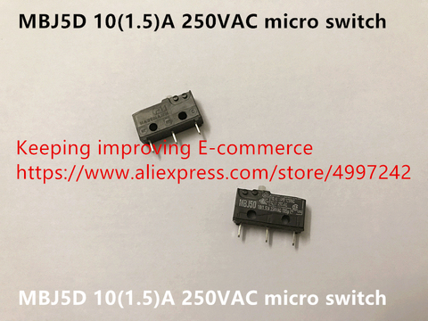 Original new 100% MBJ5D 10(1.5)A 250VAC micro switch ► Photo 1/2