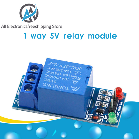 1PCS 5V low level trigger One 1 Channel Relay Module interface Board Shield For PIC AVR DSP ARM MCU ► Photo 1/6
