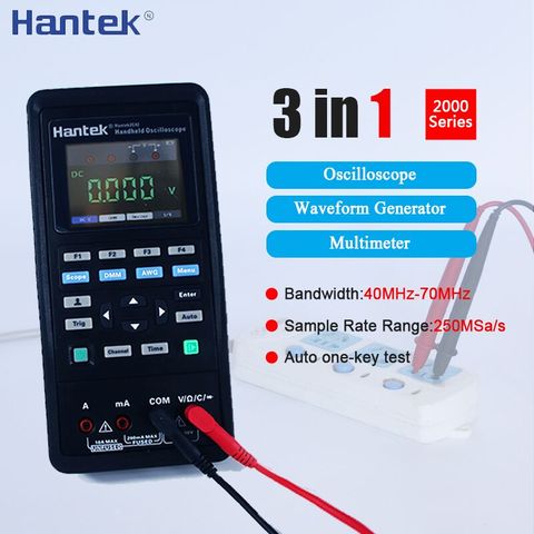 Hantek 2C42 2C72 2D42 2D72 Digital Multimeter tester  Handheld Oscilloscope Usb Waveform Generator 3in1 Osciloscope Portable ► Photo 1/6