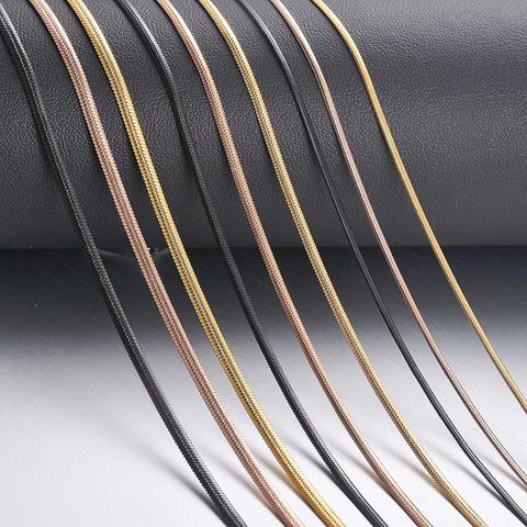 1 piece Width 1.5mm/2mm/2.5mm Snake Chain Necklace Men Women Stainless Steel Snake Necklace Wholesale Jewelry ► Photo 1/6