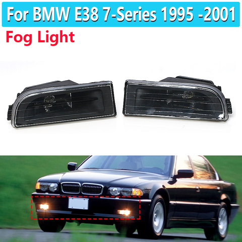 1pair 63178352024 63178352023 Car Front Bumper Fog Light Lamp for Bmw E38 7-Series 740I 750Il 1995 1996 1997 1998 1999 2000 2001 ► Photo 1/6