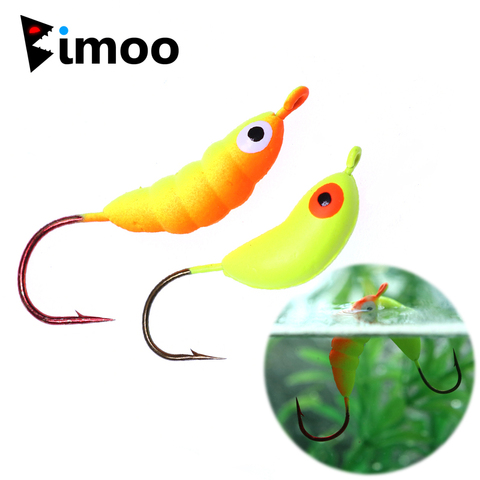 Bimoo 5PCS Floating Popper Fly Hook Fly Fishing Trout Bass Lure Bait ► Photo 1/6