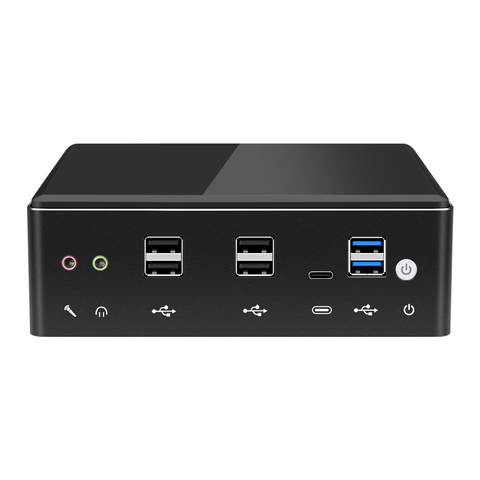 Mini PC i7 10510U 8550U 2xDDR4 M.2 SSD NVMe Windows 10 2.4/5.0G WiFi Bluetooth4.0 4K 60Hz HDMI DP 8xUSB Type-C 2xGigabit LAN ► Photo 1/6