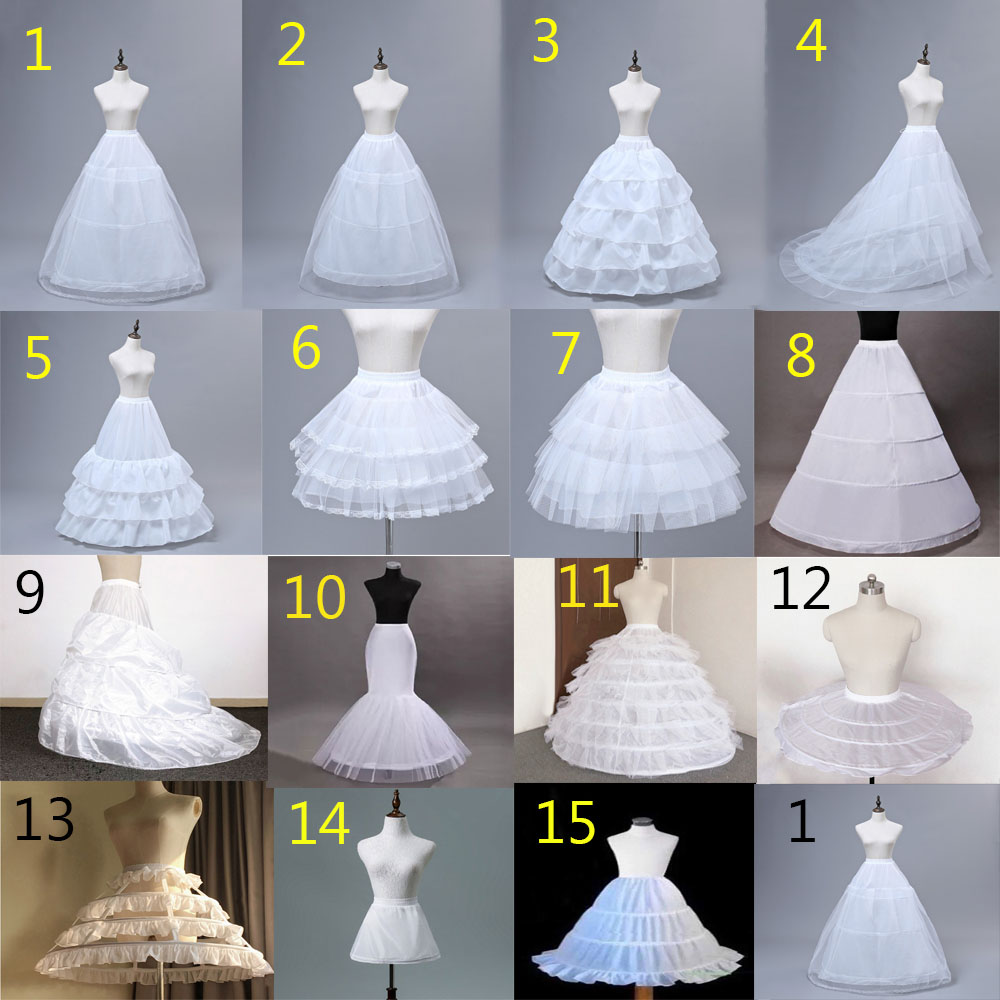 JIERUIZE Wedding Petticoat Crinoline Slip Underskirt Short Dress Cosplay Petticoat ► Photo 1/6