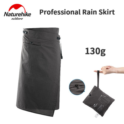 Naturehike 130g Ultralight Rain Skirt Women/Men Cycling Camping Hiking Waterproof Portable Long Rain Kilt Rain Pants Trousers ► Photo 1/6