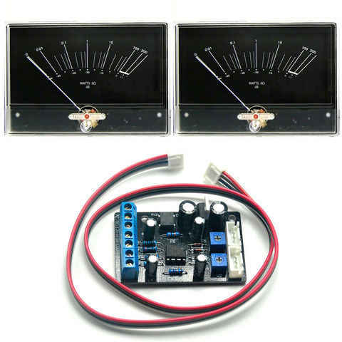 2x VU Panel Meter Header Matched to ONKYO M-5000R Power Amplifier + 1x Driver Board ► Photo 1/6