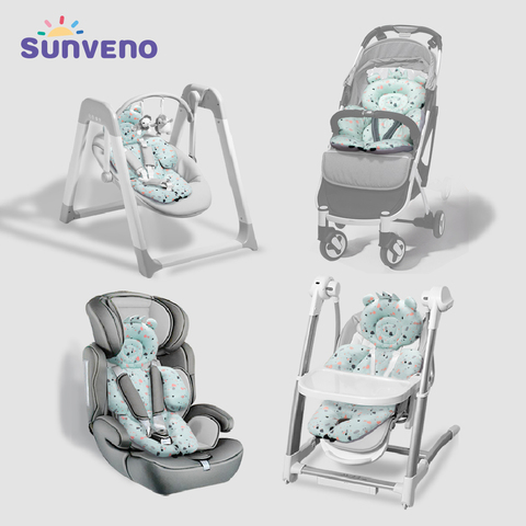 Sunveno Baby Stroller Accessories Baby Stroller Cushion Pad Breathable Stroller Car High Chair Seat Cushion Liner Mat Cover ► Photo 1/6