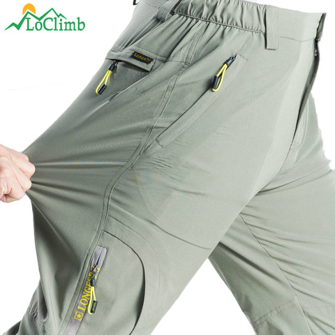 Stretch Hiking Pants Men Summer Quick Dry Trousers Mens Mountain Climbing Outdoor Pants Male Travel/Fishing/Trekking Pants AM381 ► Photo 1/6