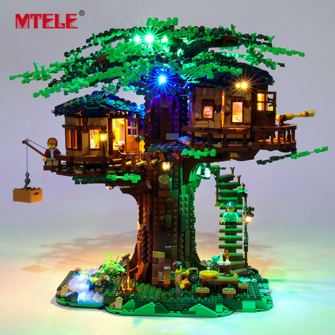 MTELE Brand LED Light Up Kit For Ideas Series Tree House Toys Lighting Set Compatile With 21318 ► Photo 1/6