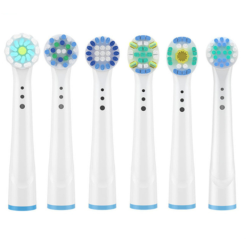 3D Whitening Electric Toothbrush Replacement Brush Heads For Braun Oral B FlossAction/Sensitive /Precision Clean Toothbrush Head ► Photo 1/6