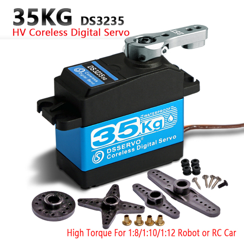35kg /25kg High Torque Coreless Digital Servo DS3235 and DS3225 Stainless SG Waterproof for Robotic DIY RC Car ► Photo 1/6