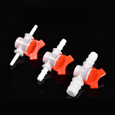 4mm 6mm 8mm 10mm 12mm 16mm 20mm 25mm Hose Barb Plastic Ball Valve Connector Pipe Fitting For Aquarium Garden Micro Irrigation ► Photo 1/1