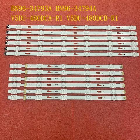 12pcs LED backlight strip for samsung UE48JU6000 BN96-34793A BN96-34794A S_5U75_48_FL_R6 S_5U75_48_FL_L5 CY-GJ048HGLVCH ► Photo 1/6