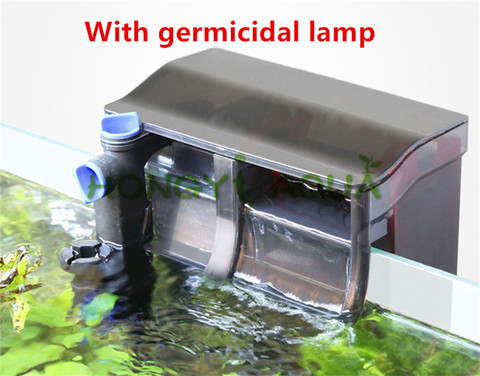 SUNSUN Fish tank Three-in-one external waterfall filter With germicidal lamp Wall-mounted oxygen pump Aquarium supplies CBG-500 ► Photo 1/6
