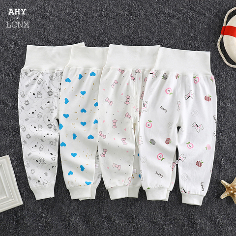 2022 Autumn Spring Newborn Baby Pants Girl Boy High waist Leggings Cotton Clothes Toddler Trousers Clothing Infant Kids PP Pants ► Photo 1/6