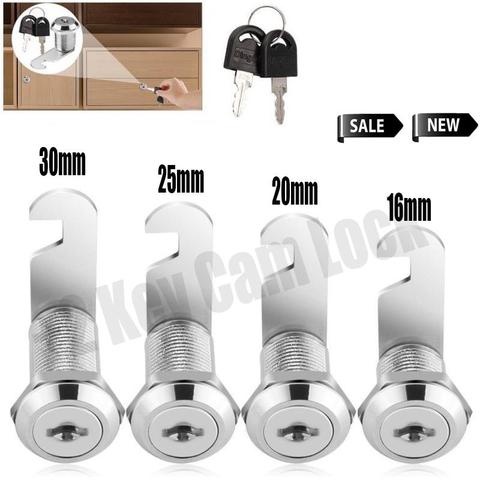 Buy Online Security Lock 16 20 25 30mm Cabinet Locks Filing Cabinet Post Mailbox Drawer Cupboard Locker Security Furniture Locks With 2 Key Alitools