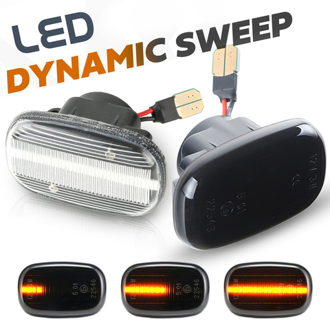 Led Dynamic Side Marker Turn Signal Lights For Toyota Corolla Celica Caldina Camry Hilux Probox Fielder Avensis Prius Runx Vios ► Photo 1/6