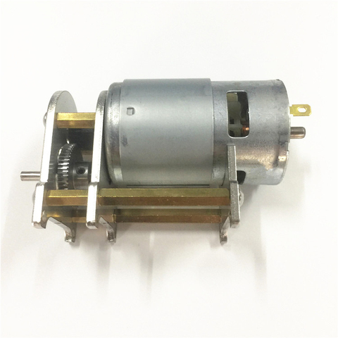 775 Motor Gearbox Speed Reducer 1:2.5 Motors Worm Gearwheel Reduction Torque Gear Box Parts For Rc Car/boat Model ► Photo 1/1