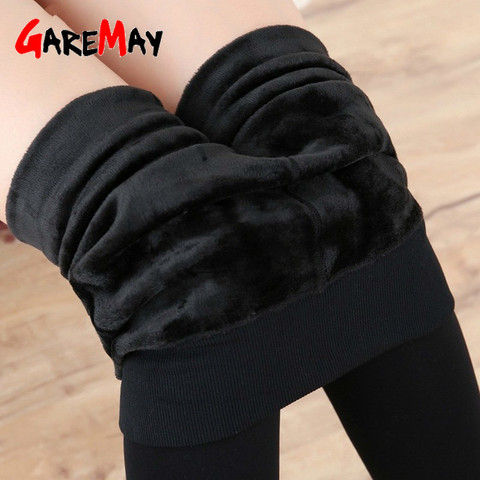 Hot New Fashion Women's Autumn and Winter High Elasticity and Good Quality Thick Velvet Pants Warm winter   christmas Leggings ► Photo 1/6